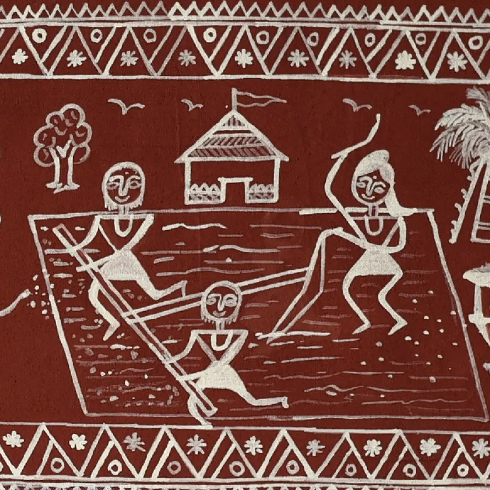 Traditional Muriya Painting | Bhitti Chitra chhatisgarh