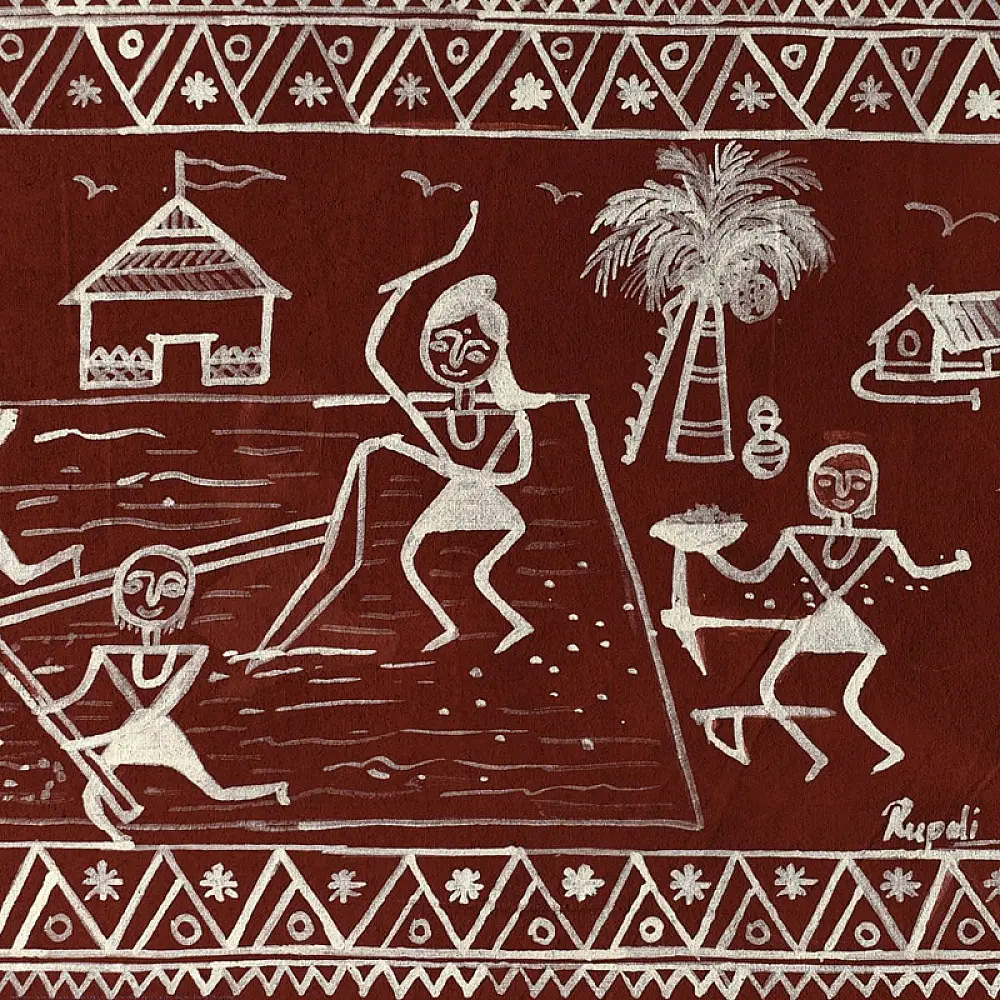 Traditional Muriya Painting | Bhitti Chitra chhatisgarh