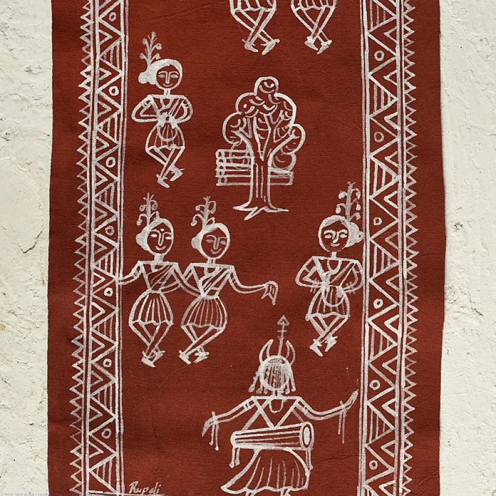 Traditional Muriya Painting | Bhitti Chitra ~ bastar dussehra