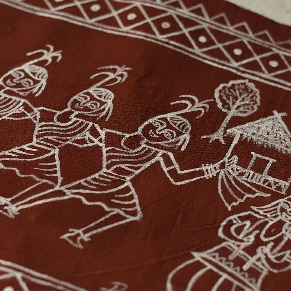 Traditional Muriya Painting | Bhitti Chitra ~ Mandar Dance