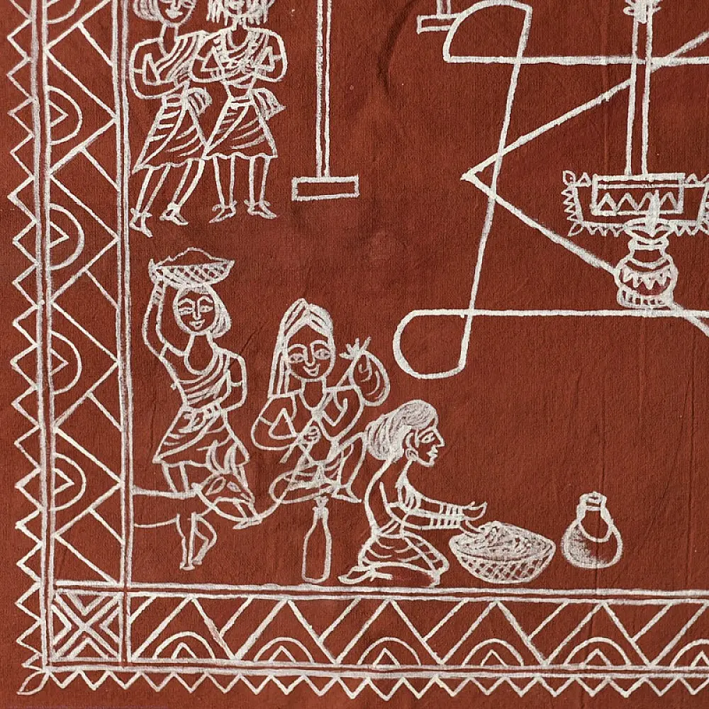 Traditional Muriya Painting | Bhitti Chitra ~ Wedding