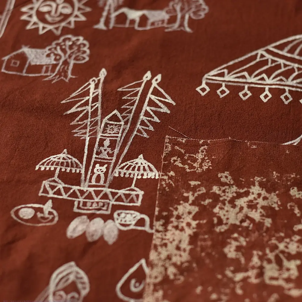 Traditional Muriya Painting | Bhitti Chitra ~ Danteshwari Jatra