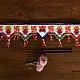 shop handmade door Glass Bead Door Toran - swastik kalash
