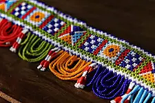 शुभ लाभ ⁂ Glass Bead Temple Toran ( S )⁂ 24