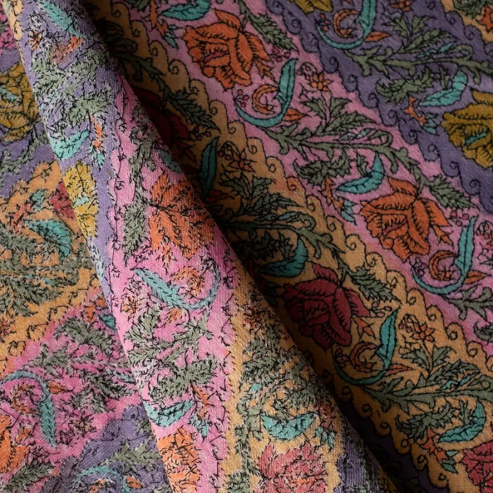shop Pure Pashmina Kani Embroidered Shawl