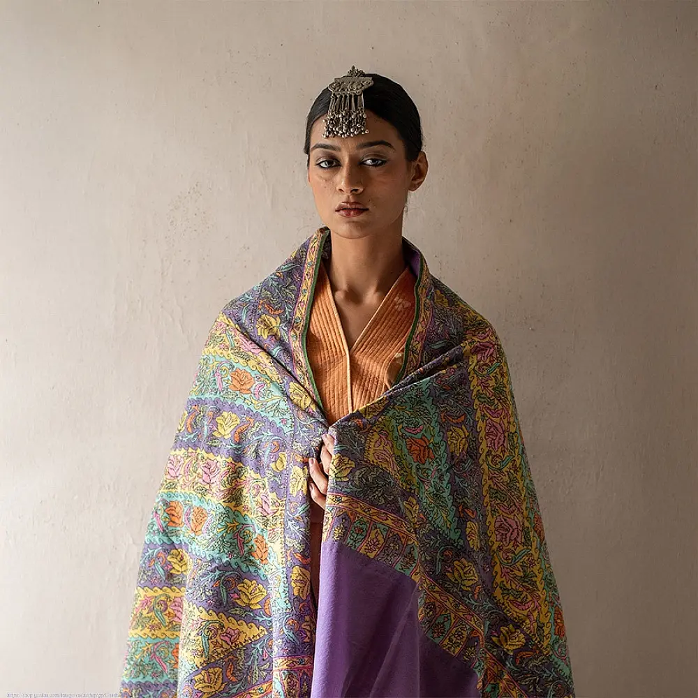 shop Pure Pashmina Kani Shawl