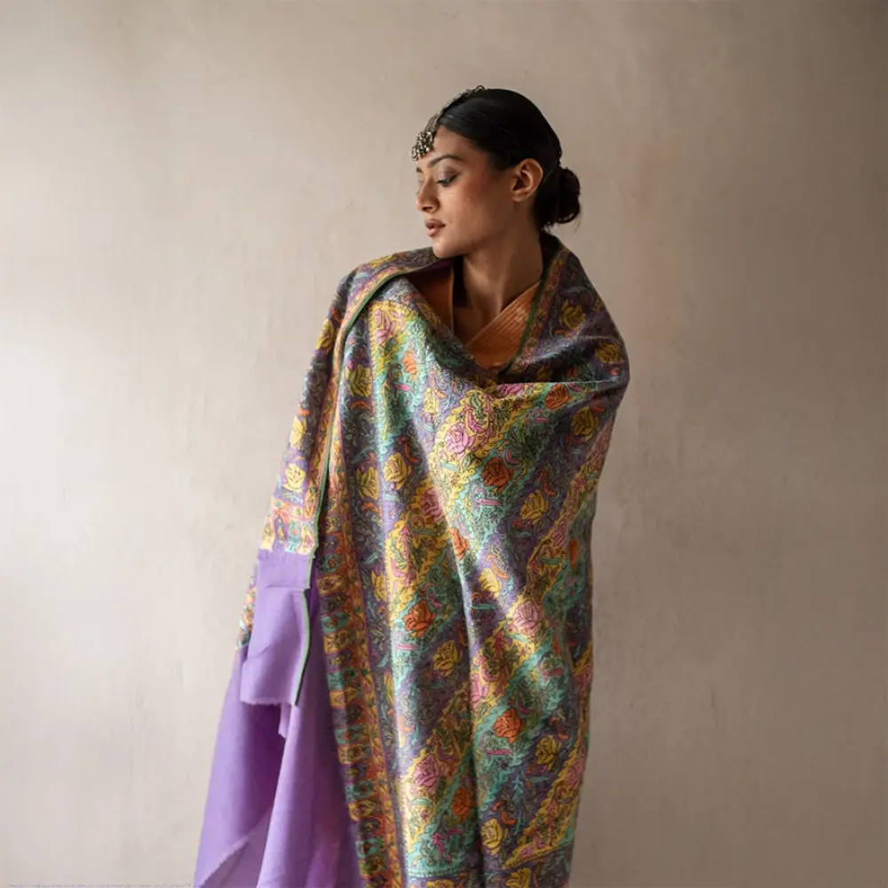 shop Pure Pashmina Kani Shawl