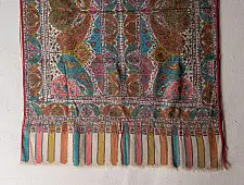 Pasham ~ Pashmina Kani Shawl With Sozni Embroidery 