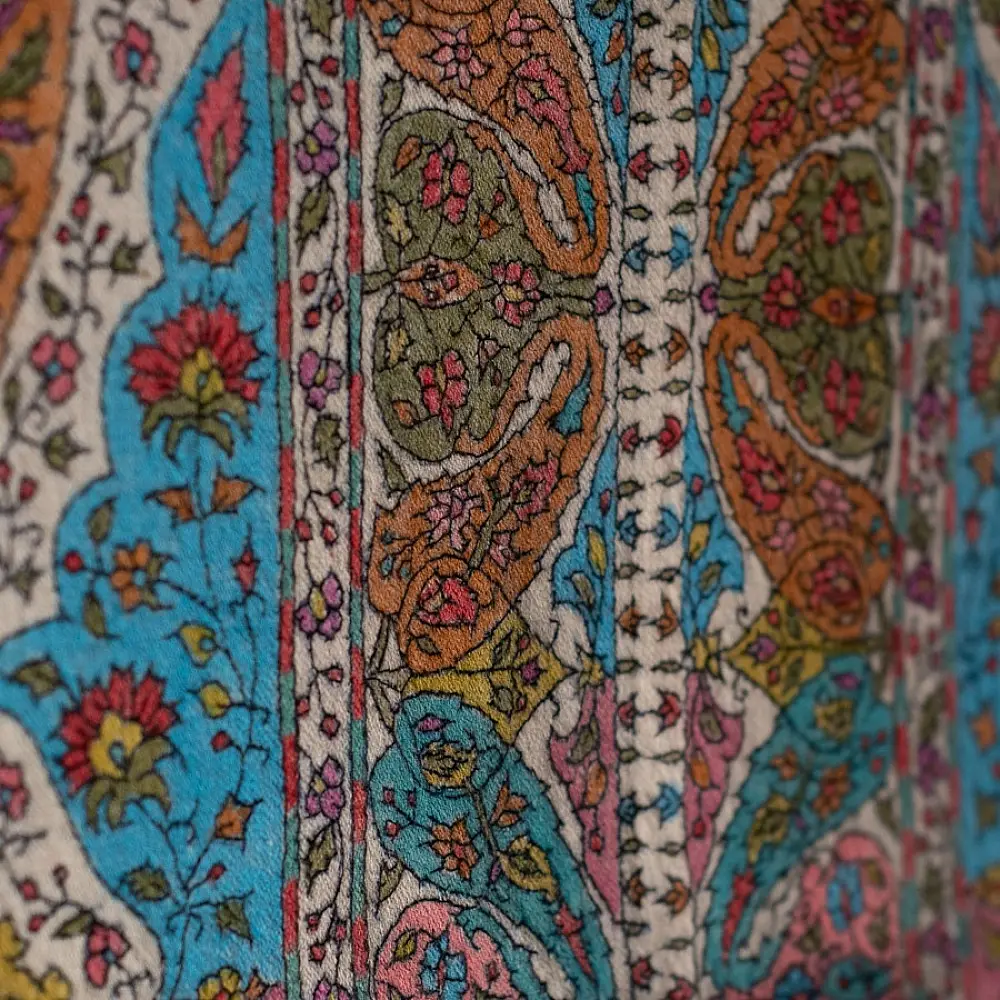 shop Pashmina Kani Shawl With Sozni Embroidery