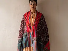 Pasham ~ Pashmina Sozni Embroidered Woolen Stole