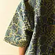 buy Linen Ajrakh Printed Indigo Shirt - Natural Dyed