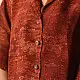 buy Linen Ajrakh Printed Red Unisex Shirt - Natural Dyed