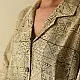 buy Linen Ajrakh printed Shirt - Natural Dyed