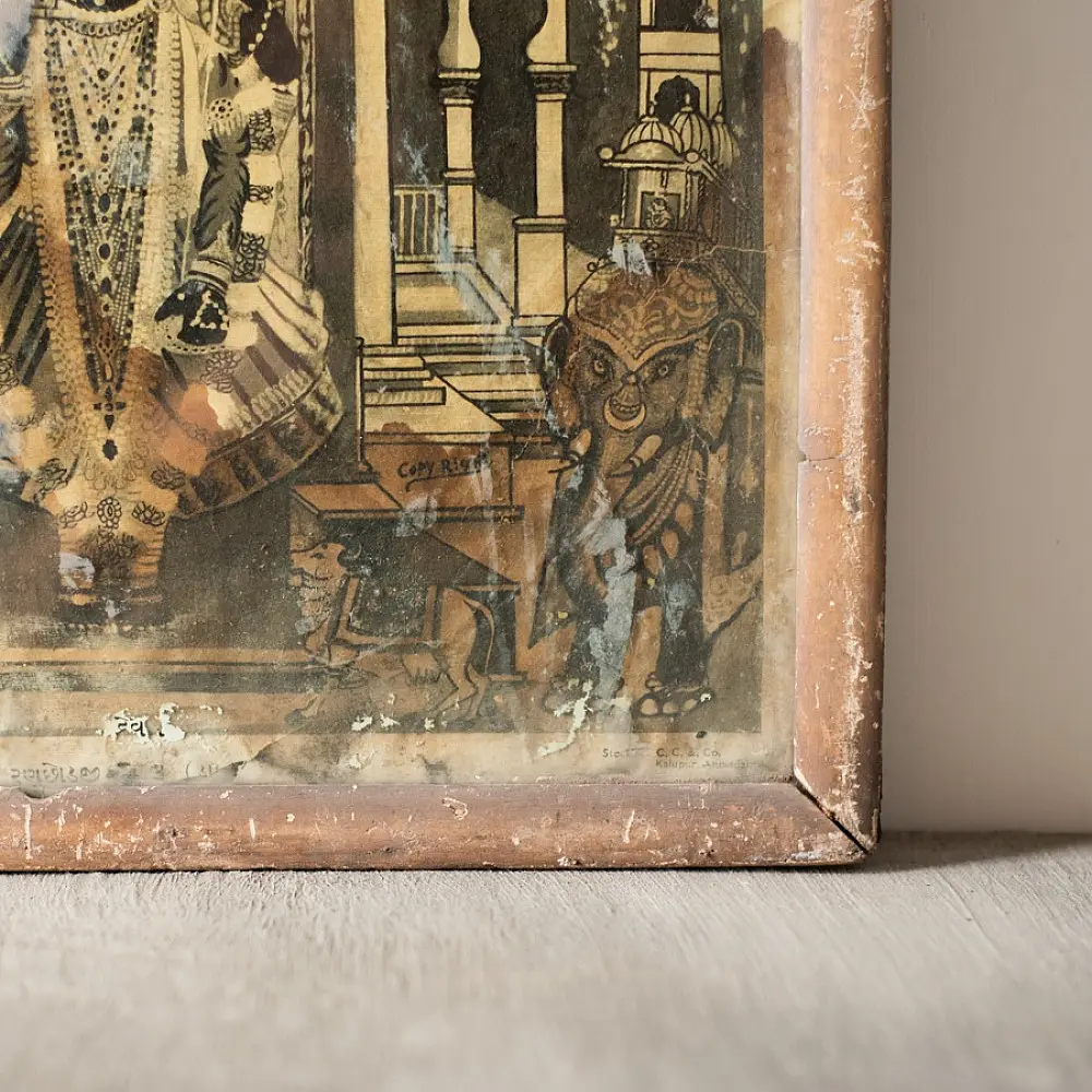 Indian Antique Print | ranchhod ji 