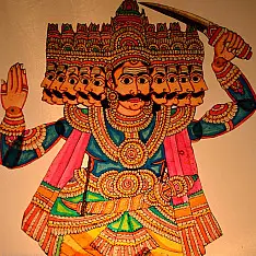 Leather Puppets ~ Lankapati Ravana