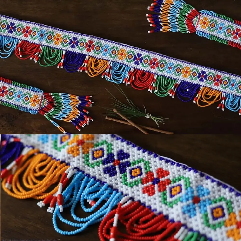 shop Handcrafted Glass Bead Temple Toran