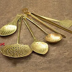 Ahar ✽ Brass ~ Kitchen set { Six piece set }