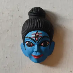 Handmade Wooden Mask - Shankar