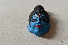 Handmade Wooden Mask - Shankar old