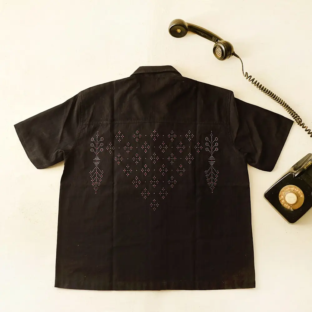 buy Handloom Cotton Tangaliya Unisex Shirt online