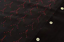 Handwoven Tangaliya  Shirt ~ Pure Cotton| Red Dots