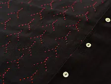 Handwoven Tangaliya  Shirt ~ Pure Cotton | Red Dots