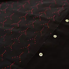 Handwoven Tangaliya  Shirt ~ Pure Cotton| Red Dots