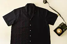Handwoven Tangaliya  Shirt ~ Pure Cotton| Red Dots