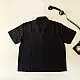  Tangaliya Handwoven Shirt in Black colour