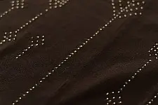 Handwoven Tangaliya Cotton Shirt ~ Black with white dots