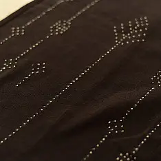 Handwoven Tangaliya Cotton Shirt ~ Black with white dots