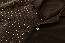 Handwoven Tangaliya Black Shirt ~ Unisex | Free Size