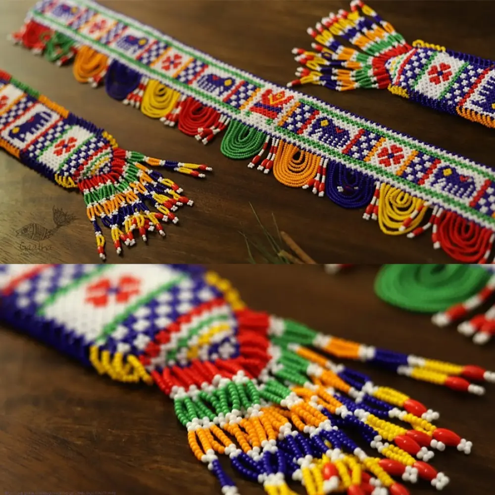 shop Handmade Glass Bead Temple Toran