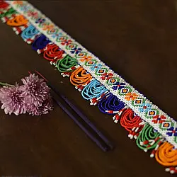 Shubh-Laabh . शुभ लाभ ⁂ Glass Bead ⁂ Temple Toran ⁂ 9E