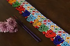 शुभ लाभ ⁂ Handmade Bead Temple Toran ⁂ 25