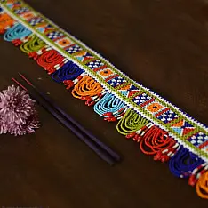 शुभ लाभ ⁂ Handmade Glass Bead Toran ⁂ 1E