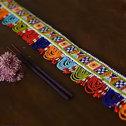 शुभ लाभ ⁂ Handmade Glass Bead Toran ⁂ 1E