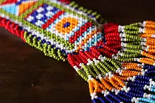 Shubh - Labh ⁂ Handmade Bead Temple Toran - Set of Three