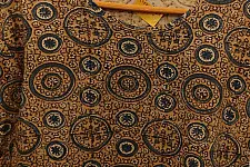 Vegetable colors Ajrakh Cotton T-shirt