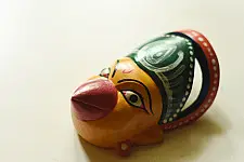 Handmade Wooden Mask - Garuda
