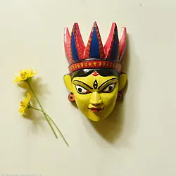 Handmade Wooden Mask - Tribal (A)