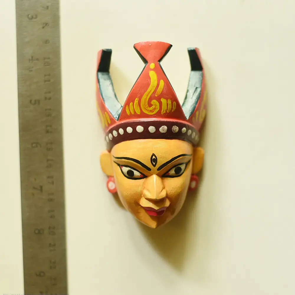 shop hand painted wooden mask - Tribal Women