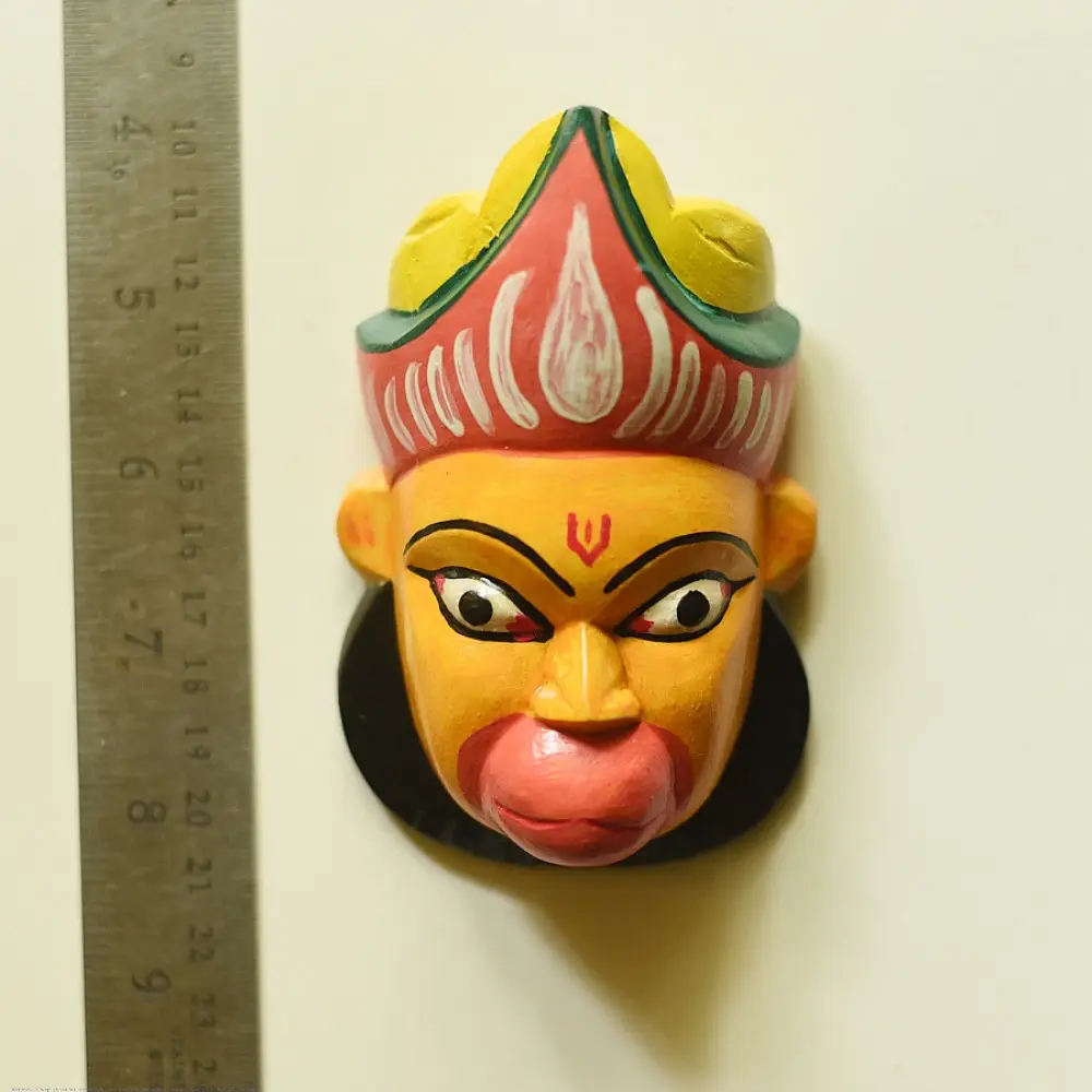 shop wooden mask - hanuman