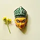shop handmade craft from bangal wooden mask - Tribal Goddess