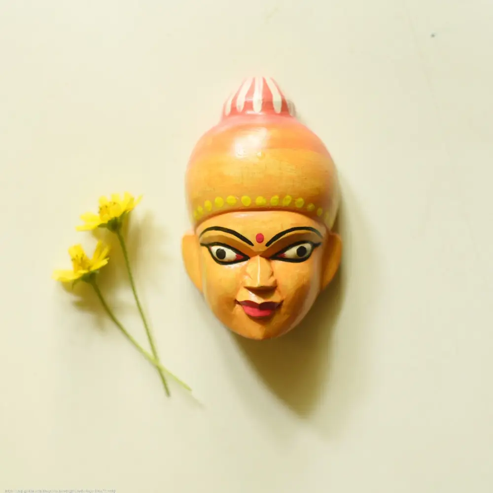 shop handmade wooden mask - Meera