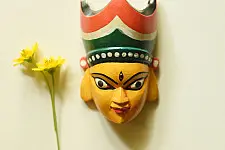 Handmade Wooden Mask from Bangal