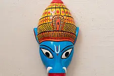 Handmade Wooden Mask ~ Varaha Avatar