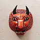 shop handmade wooden mask - Bull 