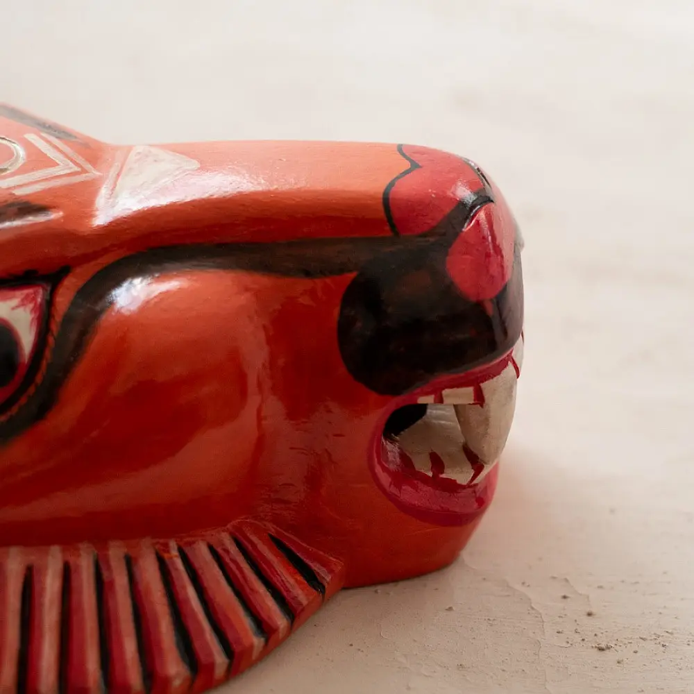 shop handmade wooden mask - Bull 