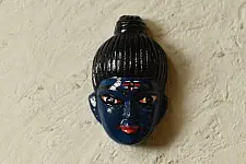 Handmade Wooden Mask - Shiva